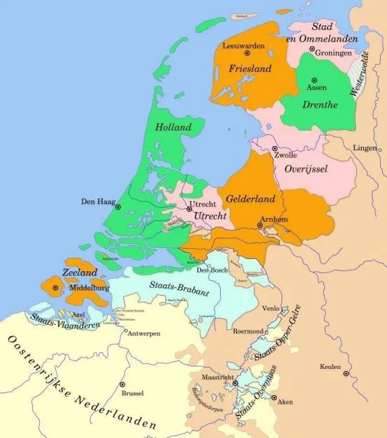 欧洲杯足球地理：橙衣军团荷兰的正式名称为尼德兰？背后的历史渊源