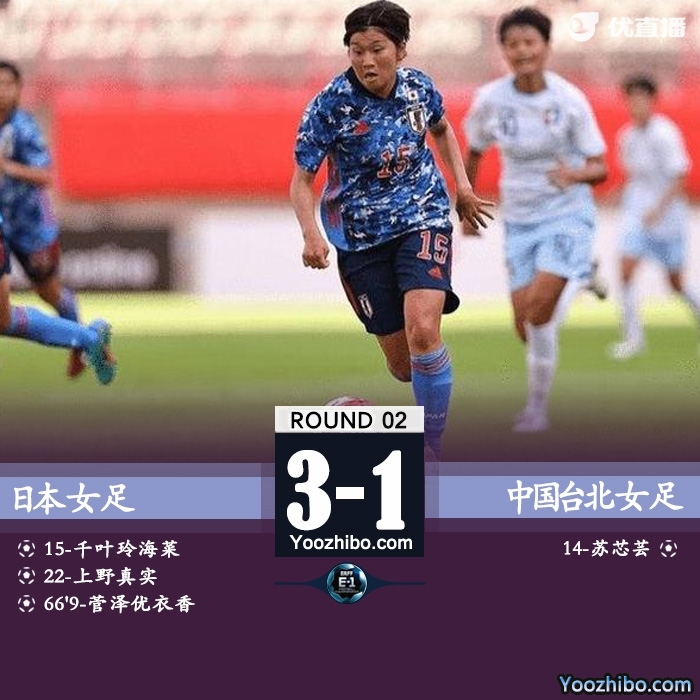 ，日本女足在一球落后的情况下4-1逆转对手